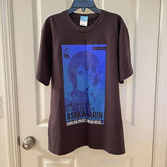 Love Live! Nijigasaki High School Idol Club Karin Asaka Graphic T-Shirt SZ Large - Picture 1 of 13